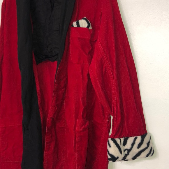 Red Velvet Jacket / Suit Coat / HUGH HEFNER - Picture 4 of 5